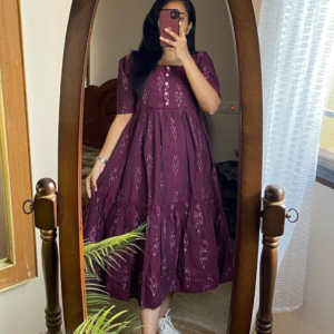 Elegant Cotton Maxi Dress