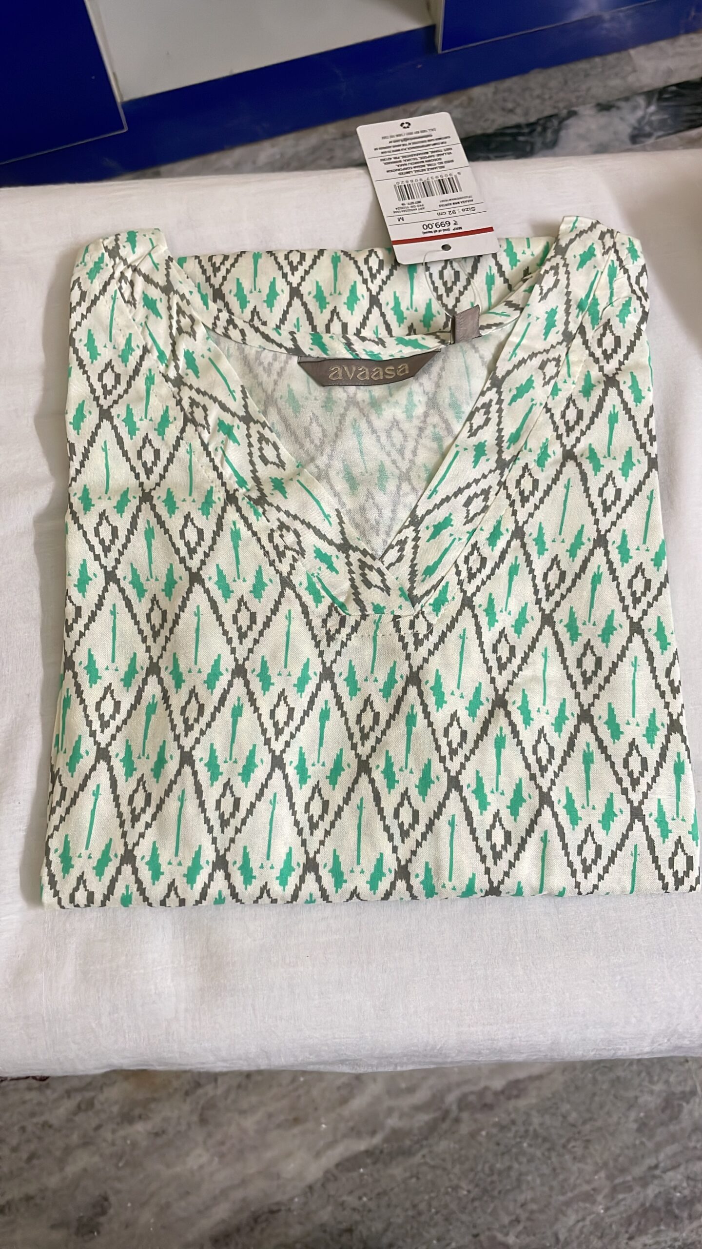 Daily wear side cut reyon kurti