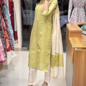 Raw Silk 3 piece suit