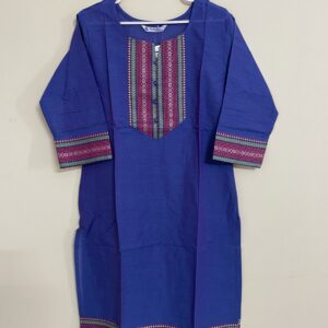 Chettinad cotton side cut kurti