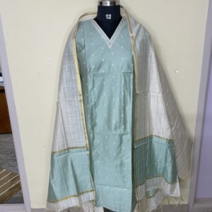 Raw silk 3 piece suit