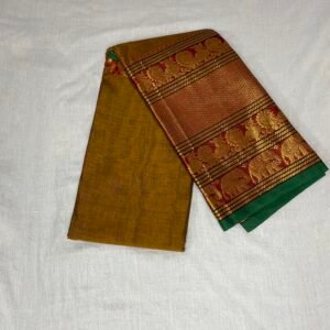 Narayanpet Big Border Pure cotton saree